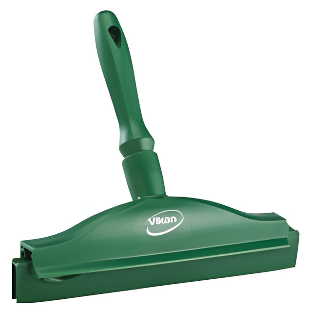 Vikan Double Blade Ultra Hygiene Squeegee, 10", Green- 1 Ea