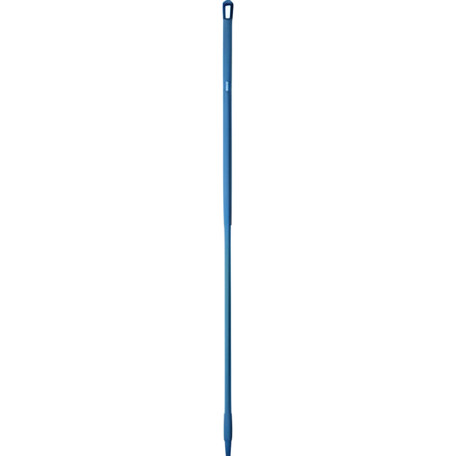 Vikan Fiberglass Handle, Euro Threaded Tip, 1-1/4" Diameter, 59" Length, Blue