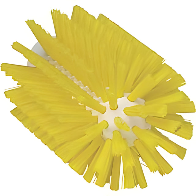 Vikan Food Hygiene Brush, Medium Bristles, 3" Wide, 6" Long, Yellow- 1 Ea