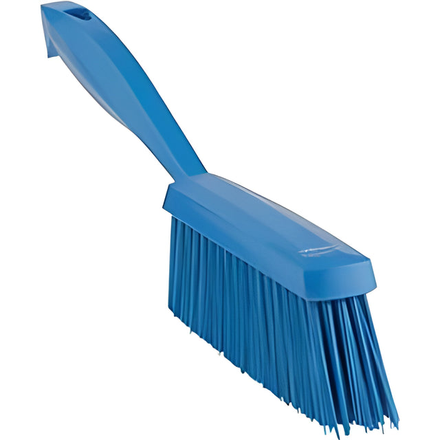 Vikan Food Hygiene Hand Brush, Medium Bristles, 13" Long, Blue – 1 Ea