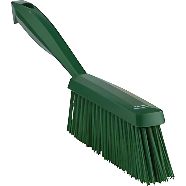 Vikan Food Hygiene Hand Brush, Medium Bristles, 13" Long, Green – 1 Ea