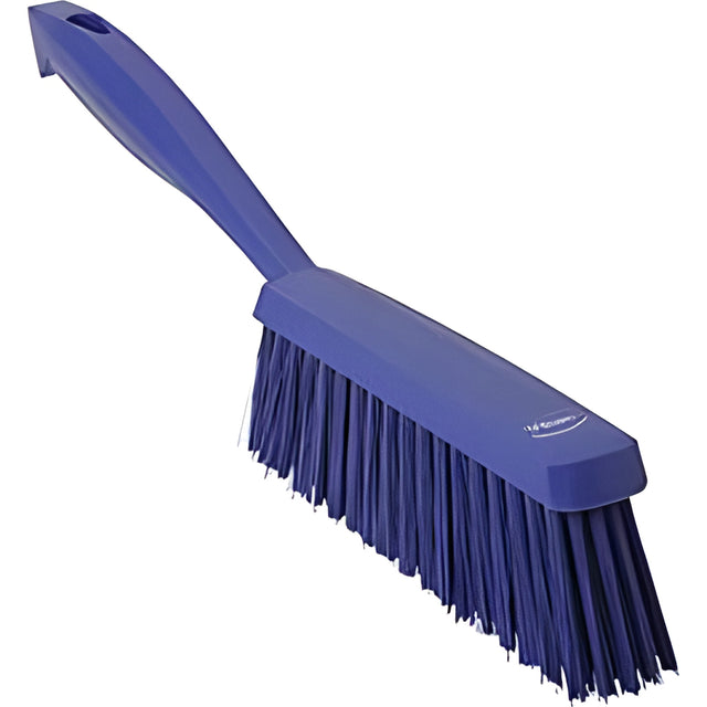 Vikan Food Hygiene Hand Brush, Medium Bristles, 13" Long, Purple – 1 Ea