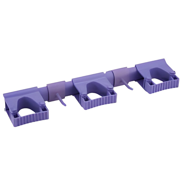 Vikan Hygienic Hi-Flex Wall Bracket System, Purple