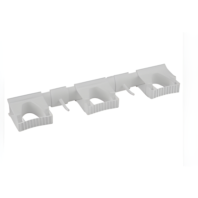 Vikan Hygienic Hi-Flex Wall Bracket System, White