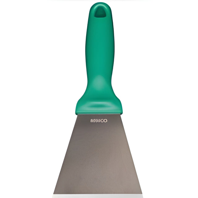 Vikan Large Stainless Steel Scraper, Green, 3" W x 9" L
