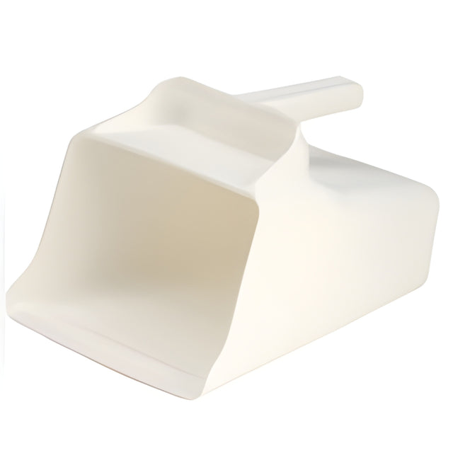 Vikan Mega Hand Scoop, Plastic, White, 128 oz