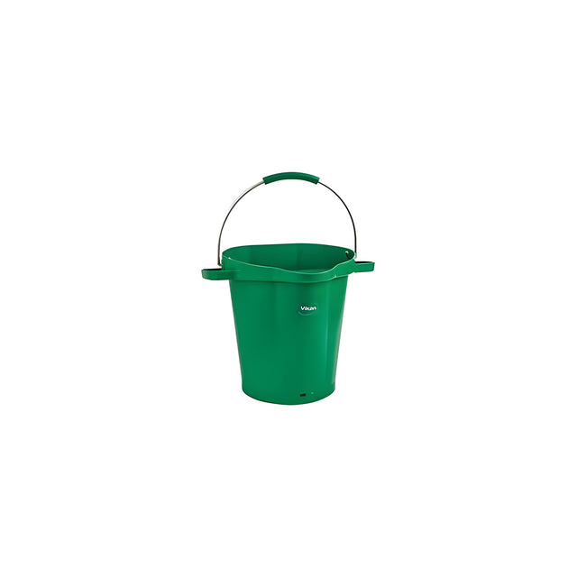 Vikan Pail, Green, 20L / 5 US Gal.