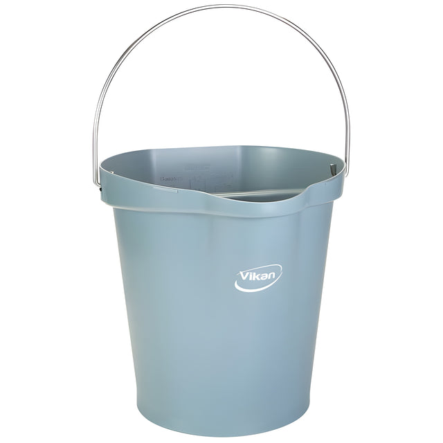 Vikan Pail, Grey, 12L / 3 US Gal.