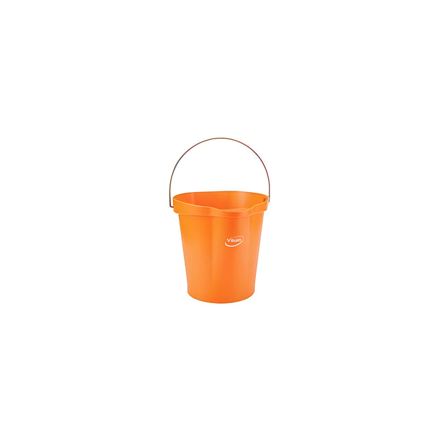 Vikan Pail, Orange, 12L / 3 US Gal.