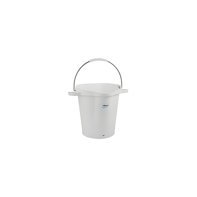 Vikan Pail, White, 20L / 5 US Gal.