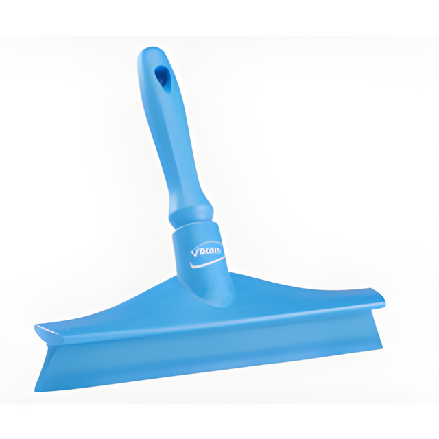 Vikan Ultra Hygiene Bench Squeegee, 10", Blue – 1 Ea
