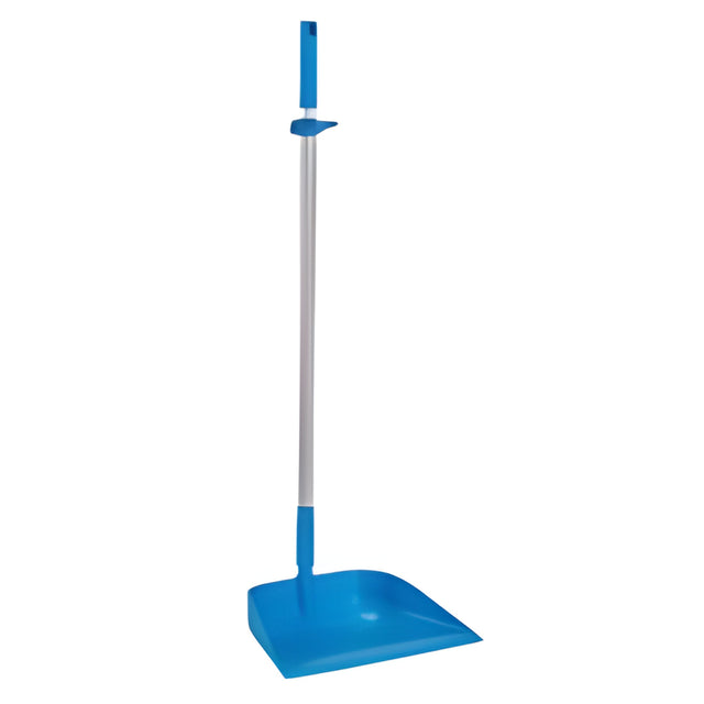Vikan Upright dustpan, 13", Blue- 1 Ea