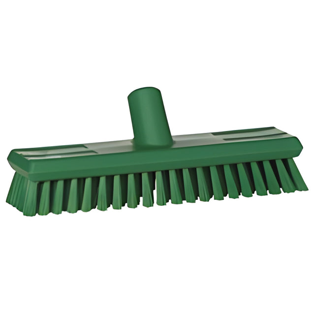 Vikan Waterfed Brush, Medium Bristles, 11" Long, Green- 1 Ea
