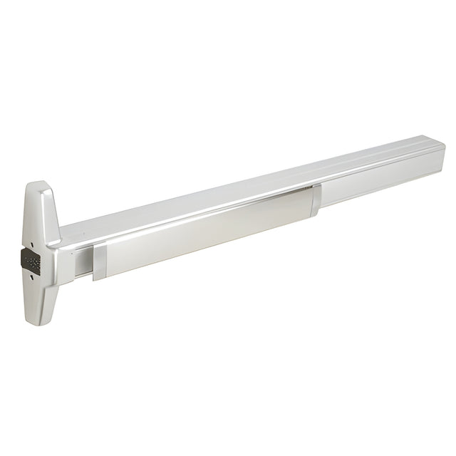 Von Duprin® Rim Panic Exit Device with Grooved Case Satin Chrome Finish 36” Exit Only