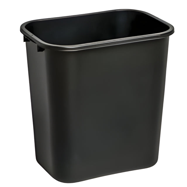 Waste Basket, Black, 28 Quart – 10/Case