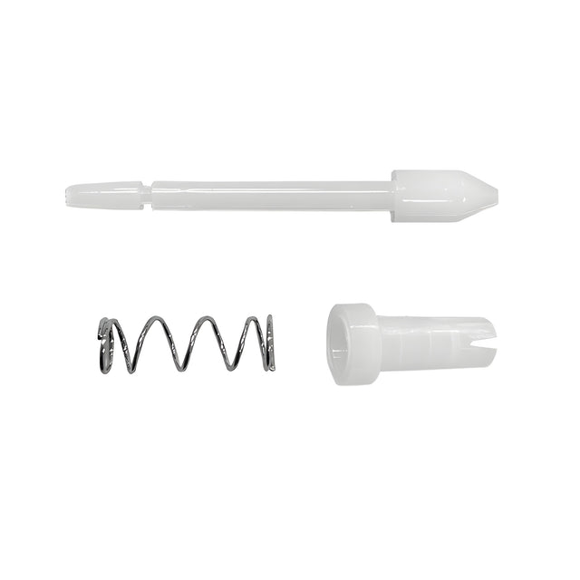 CRL White Nylon Plunger Latches for 3/4" x 3/8" or 7/16" Frame - Bulk