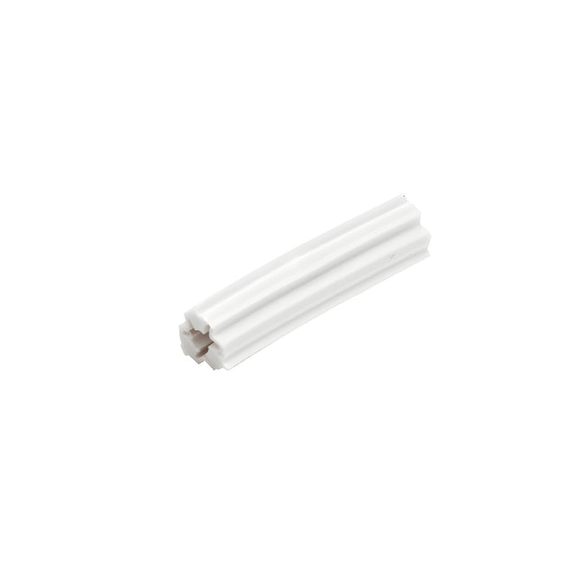 CRL 1" Length White Plastic Screw Anchors - 3/16" Hole