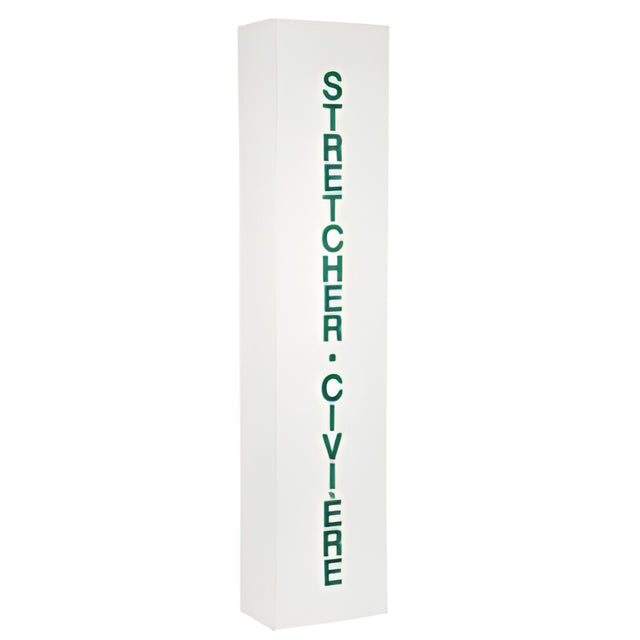 Stretcher Cabinet for Double Fold Pole Stretcher- 1 Ea, 116cm x 25cm x 15cm