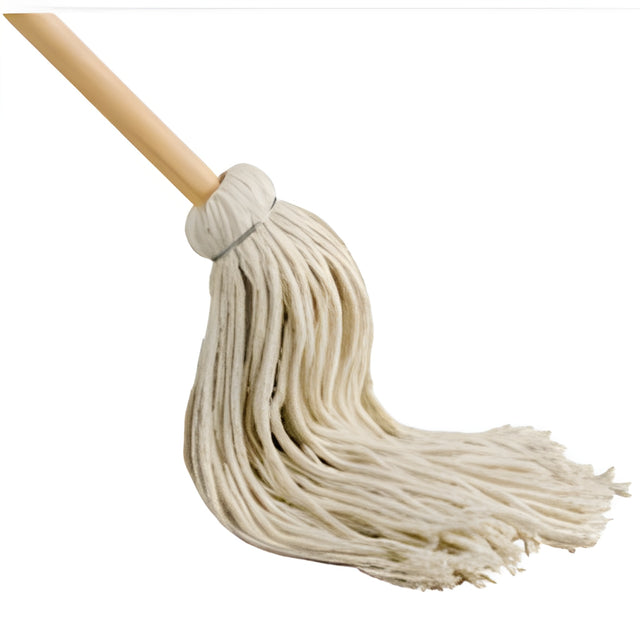 Yacht Mop, Cotton, 16 oz, 54" Wood Handle – 12/Case