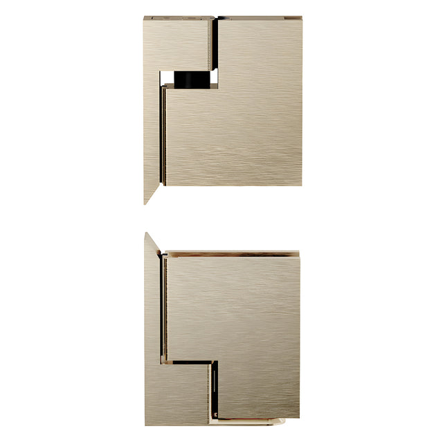 CRL Brushed Bronze Zero Hinge Set
