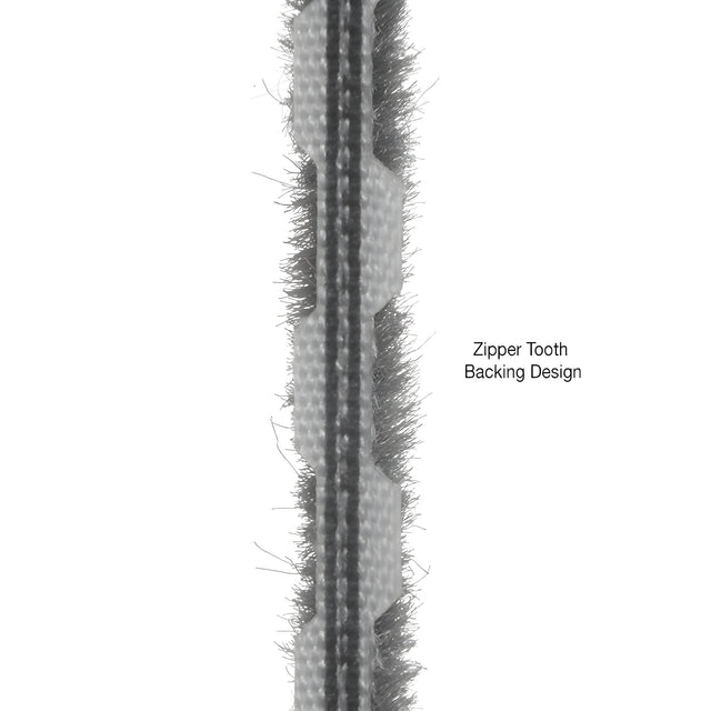 CRL Zipper Pile Weatherstrip .270" Backing - .300" Pile Height - 100' Roll