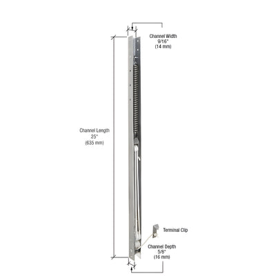 CRL 25" Window Channel Balance Replacement 2430/24-3