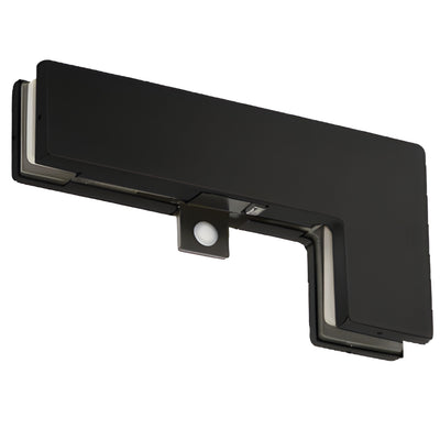 DORMAKABA® Matte Black Glass Door Patch Fitting for Sidelite/Transom