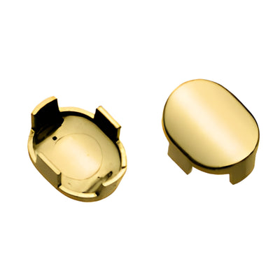 CRL Polished Brass Hydroslide Snap-In Screw Cover