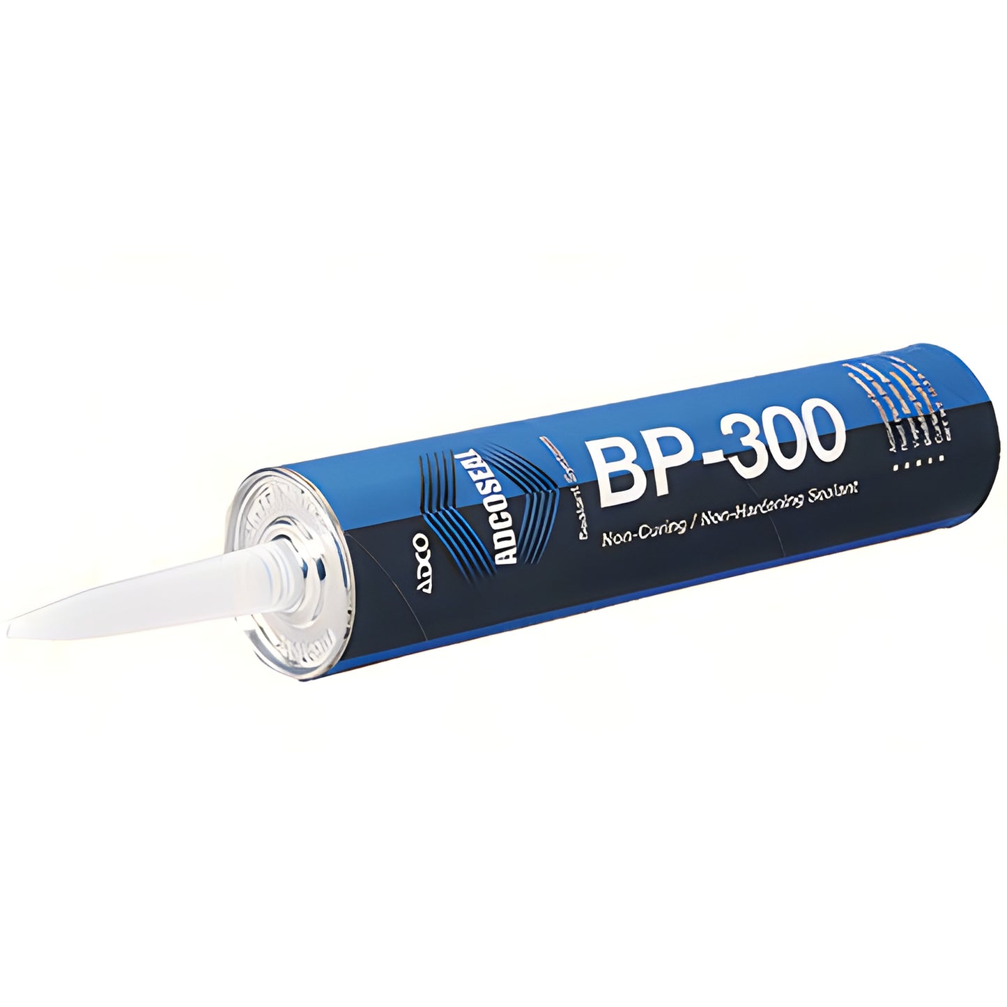 BP-300 (SKU BP300BL) black pliable sealant cartridge, 10.3 oz, tube with nozzle
