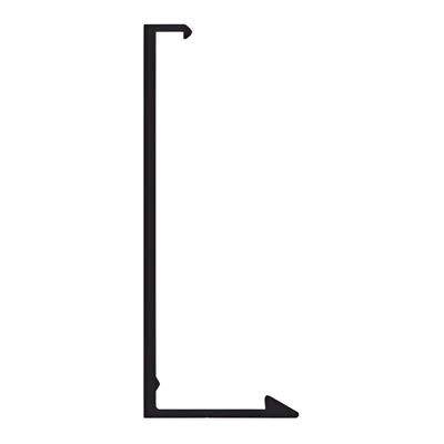 CRL-U.S. Aluminum Perimeter Cover 24'2" Dark Bronze/Black Anodized