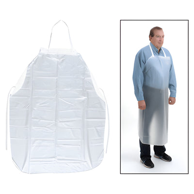 CRL Disposable Waterproof Plastic Apron for Food Service