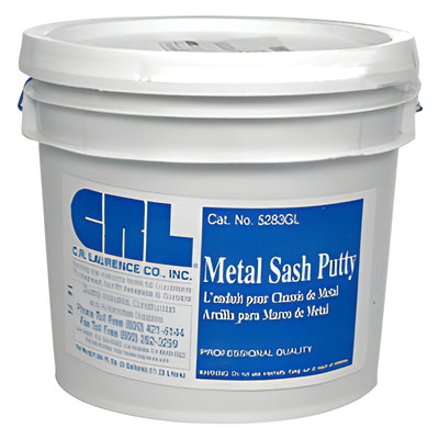 CRL Gray Metal Sash Putty 3 Gal - Window Glazing & Repair Compound