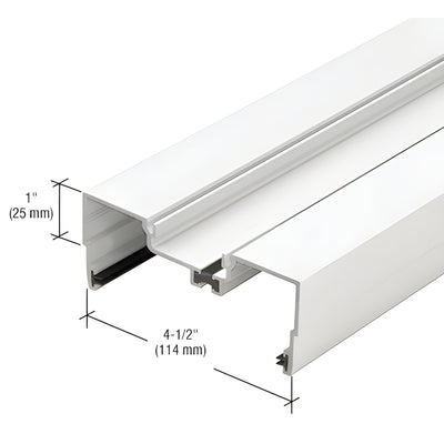 24'2" CRL-U.S. Aluminum White KYNAR® Thermal-Break Expansion Mullion