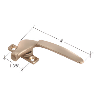 CRL Right-Hand Satin Brass Cam Handle Door Lock Replacement