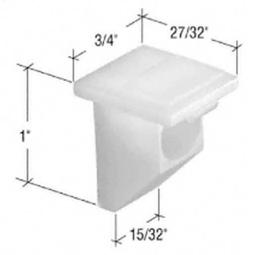 CRL 1-Inch Nylon Sash Cam - Durable Window Hardware for Smooth Sliding Performance