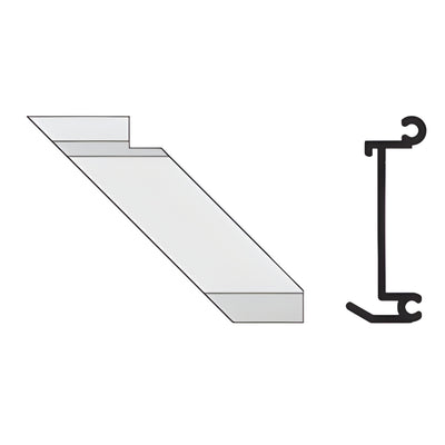 CRL-U.S. Aluminum Left-Hand 90° Inside Corner Anchor Clip, 4-Pack