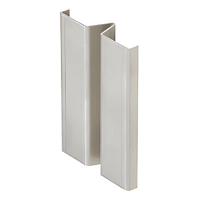 CRL-U.S. Aluminum Vertical Face Cap 3" Splice Sleeve for TW912 - 5/Pk