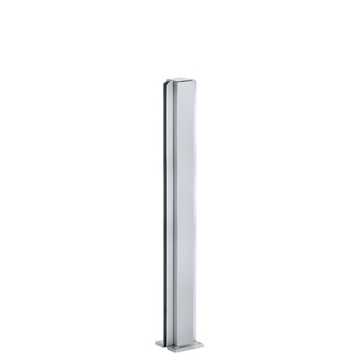 CRL 18 in Satin Anodized Aluminum Center-Mount Partition Post
