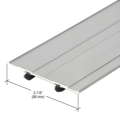 CRL-U.S. Aluminum Header Filler w/ Weatherstrip Clear Anodized 21'4"
