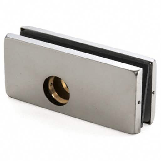 Polished Stainless Dormakaba® AR2034 Patch Lock for 3/4" Glass - Sleek & Secure Design