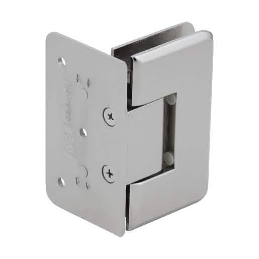 Polished Nickel Wall Mount Hinge - CRL Cologne 044 Series Offset Back Plate Hinge