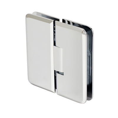 CRL Polished Chrome Petite 180° Glass-to-Glass Shower Door Hinge