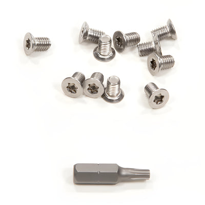 CRL Polished Chrome Replacement Screws for Essence Bottom Track