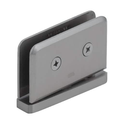 CRL Brushed Nickel Prima 01 Series Pin Top/Bottom Mount Hinge - Right/Left Install