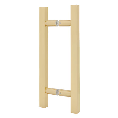 8 in Square Ladder Cabinet Door Pull Back-to-Back Pair