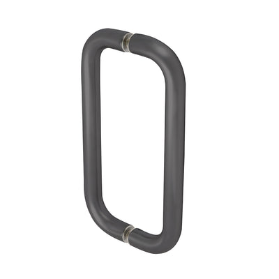 CRL 8 in Dark Bronze Straight Back-to-Back Door Pulls