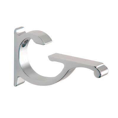 CRL Chrome Designer Aluminum Glass Shelf Bracket for 5/8–3/4 in