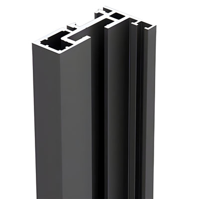 CRL Fallbrook Matte Black Door Frame Profile - Replacement Trim
