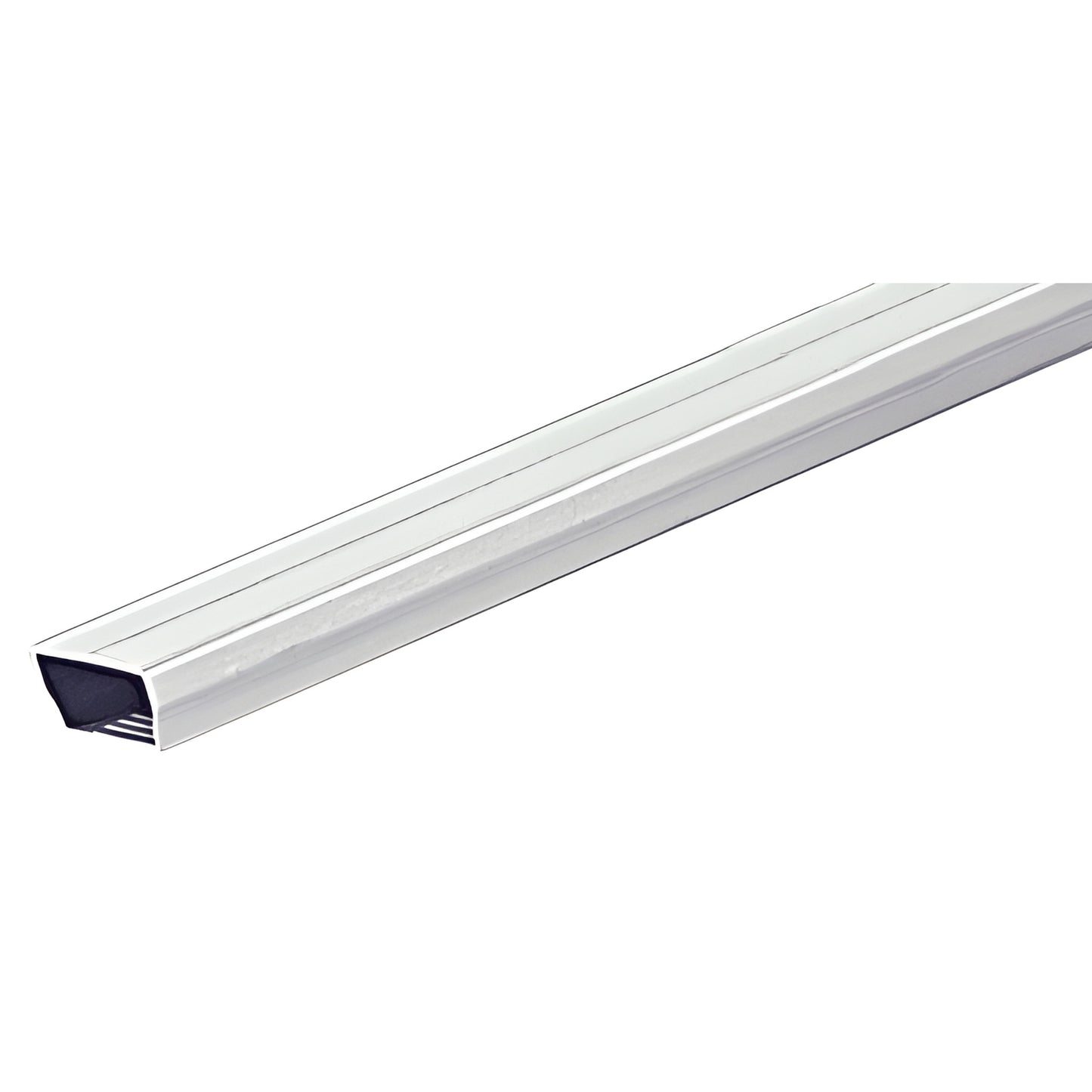 SKU 3941A clear anodized single-seal insulating glass spacer - 5/8" wide, laser-welded aluminum profile.