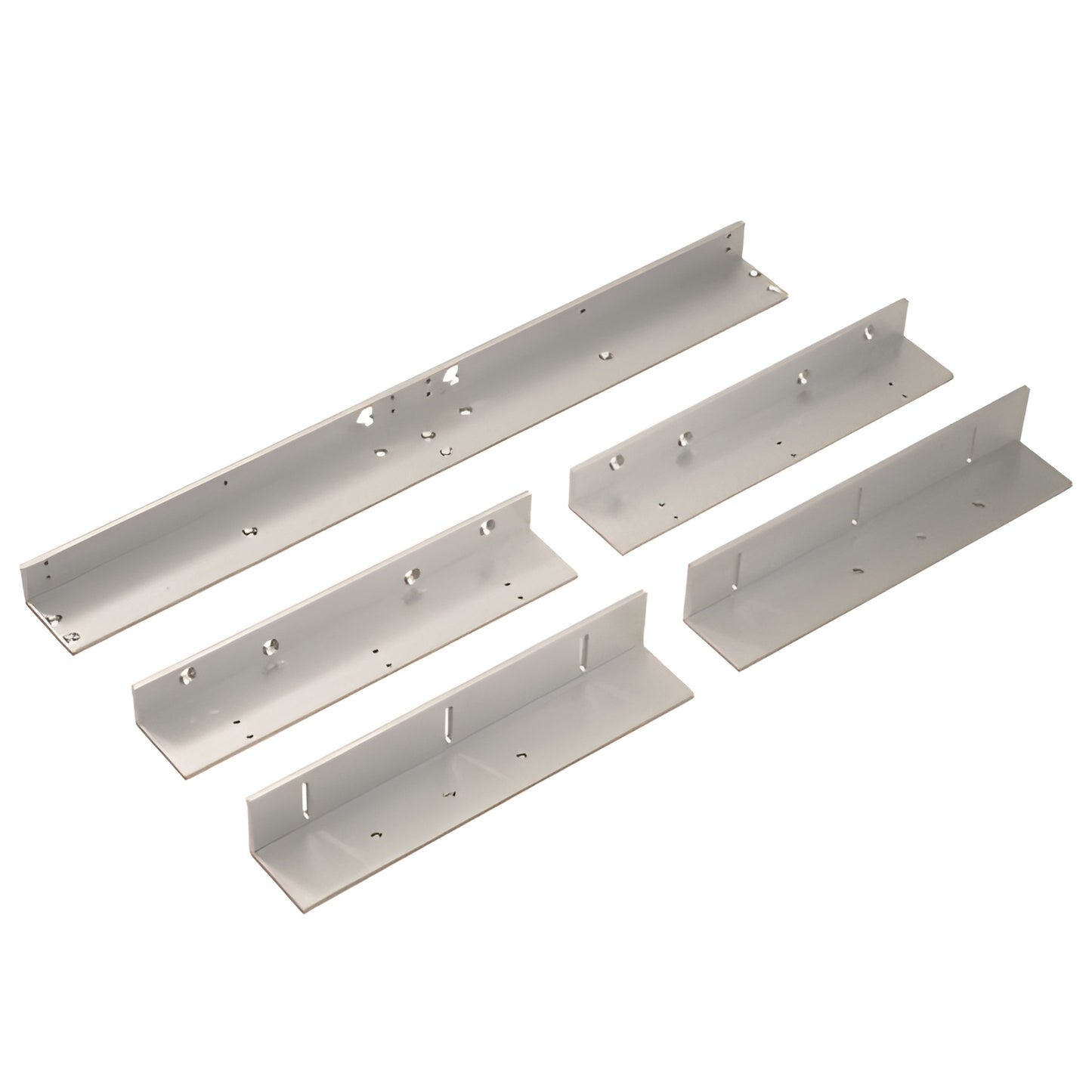 SDCTJ352 satin-anodized adjustable top-jamb mounting brackets set for SDC352 double magnetic lock